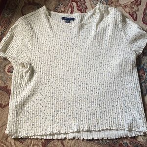 American eagle floral crop top